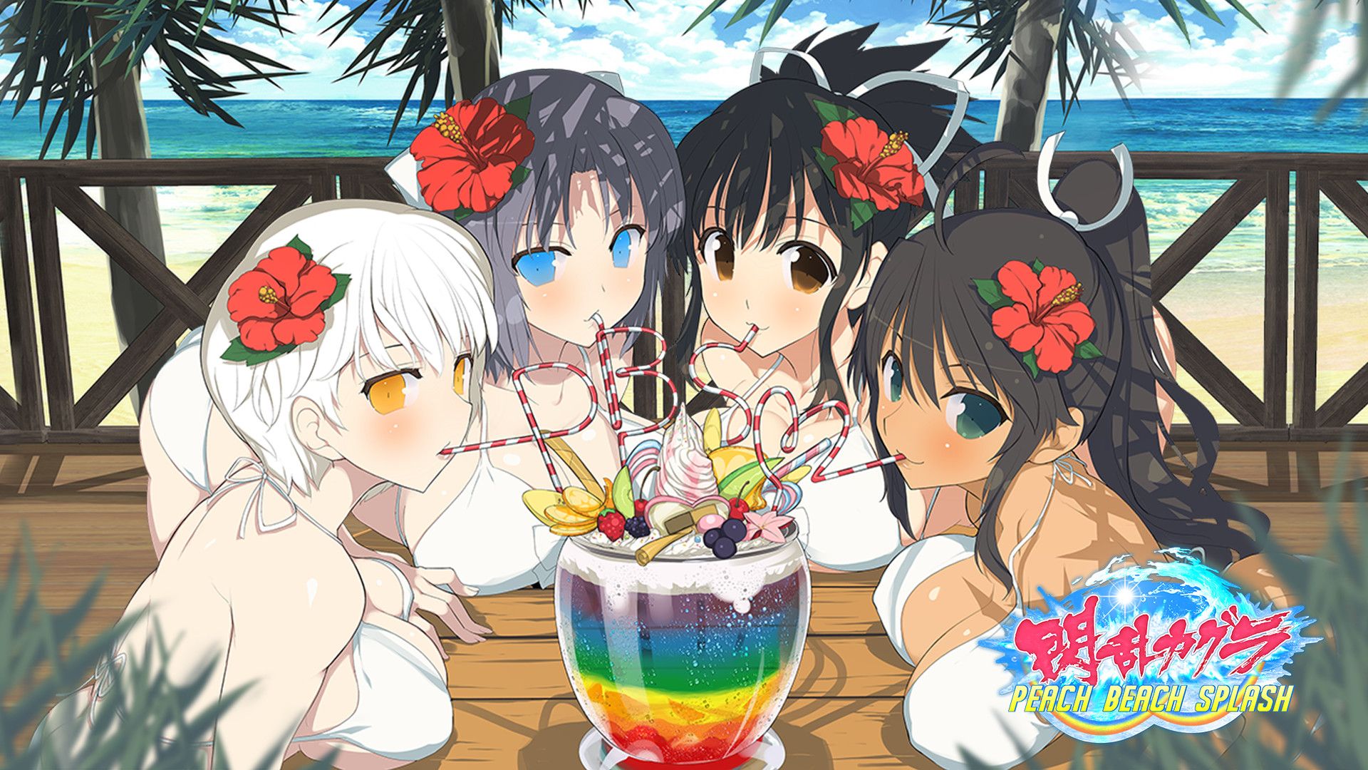 閃乱カグラ PEACH BEACH SPLASH 等身大ハーレム添い寝シーツ 閃乱カグラ 描き下ろし 等身大ハーレム 添い寝シーツ 八重樫南